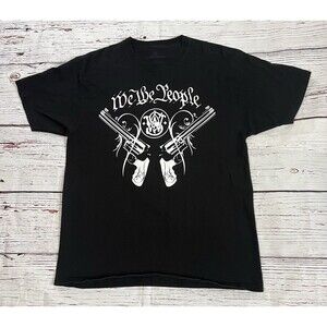 Smith & Wesson We The People T Shirt Logo Black Size XL Extra Large